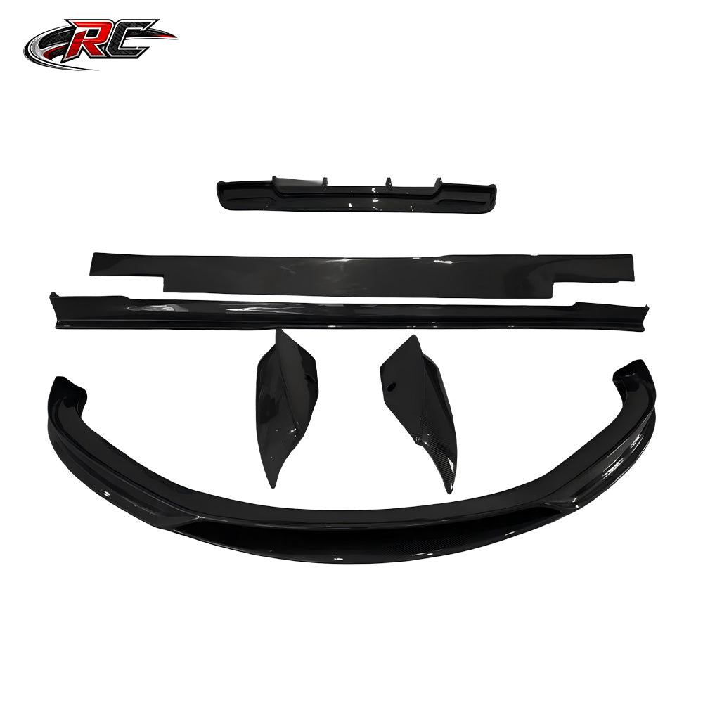 For Tesla Model S RZ Style Narrow Body Front Lip and Side Skirt Kit