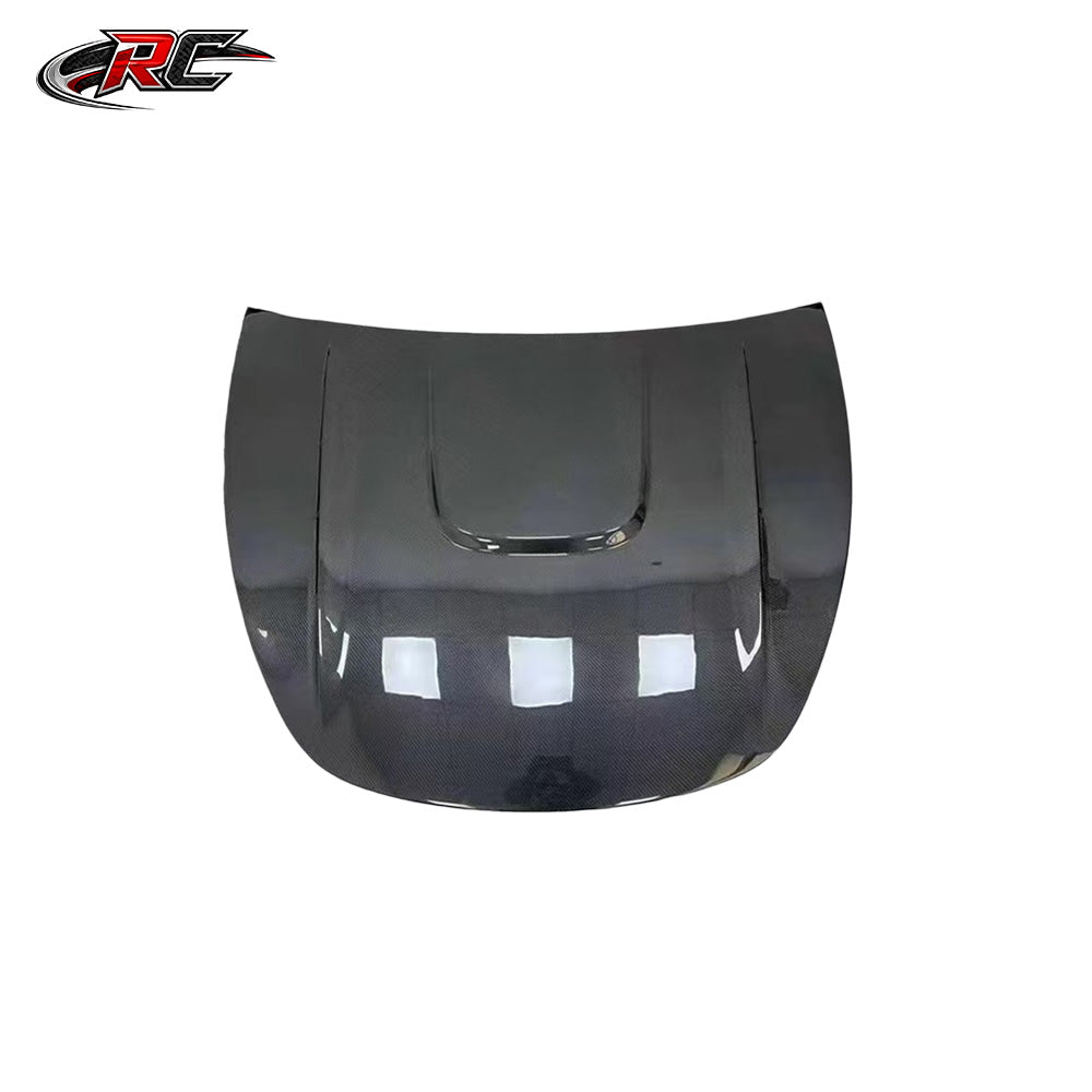 For Tesla Model Y Carbon Fiber Sculpted Hood