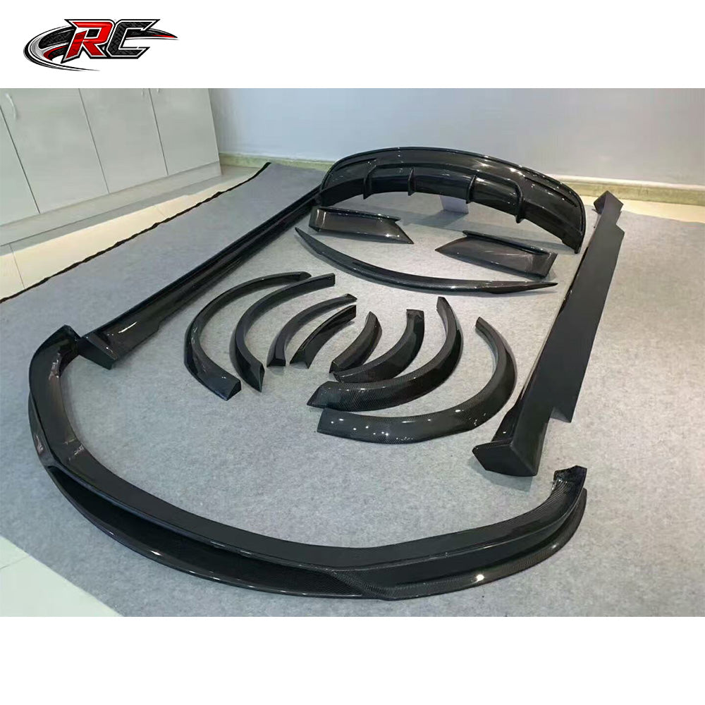 For Tesla Model S RZ Style Wide Body Fender Flare and Lip Kit