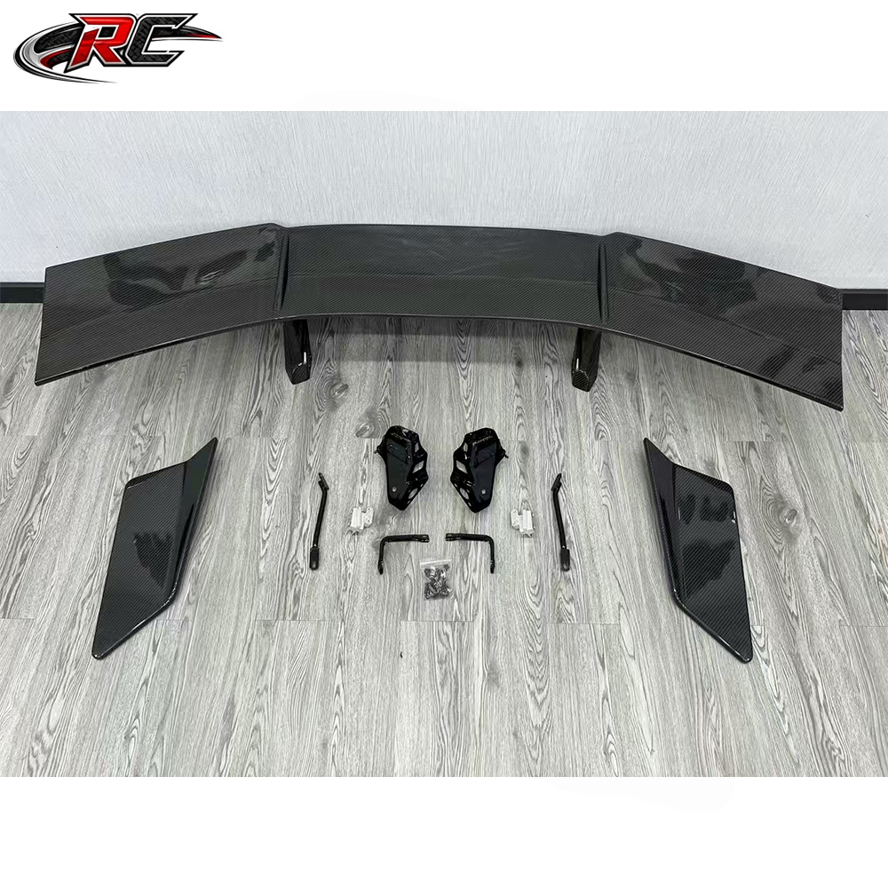 For Chevrolet Corvette C8 Z06 ZR1 Style Dry Carbon Fiber Rear Wing Spoiler
