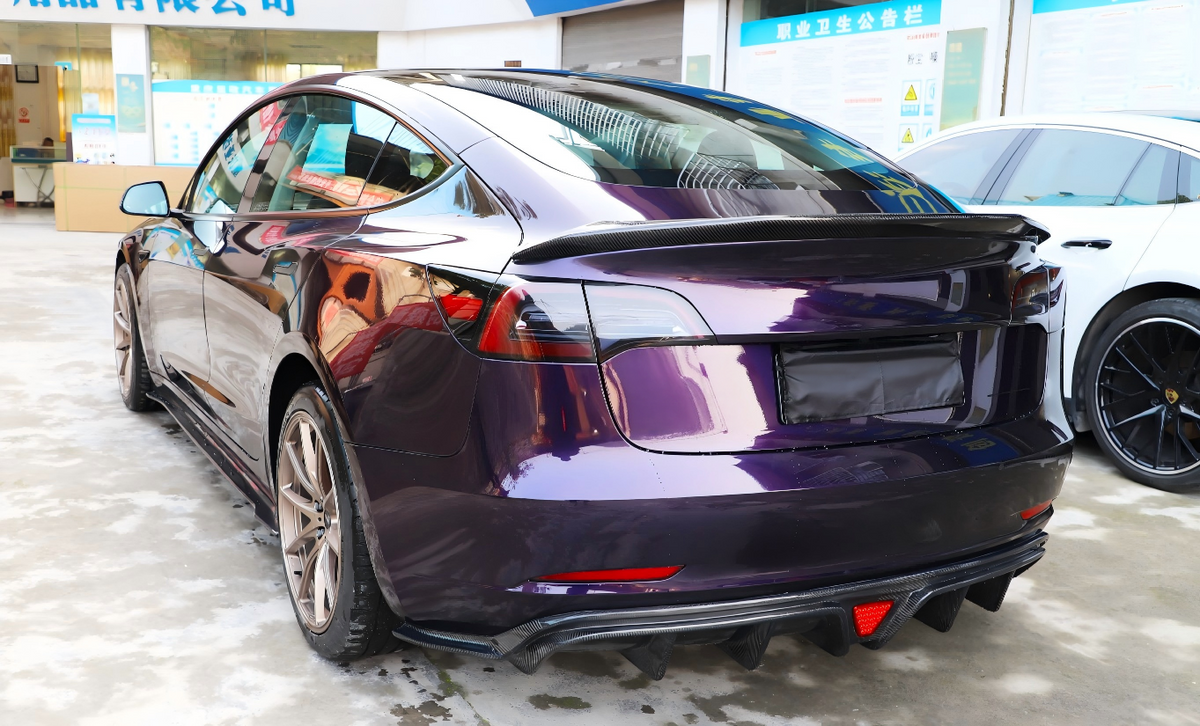 For Tesla Model 3 YG Style Front Lip, Side Skirt and Rear Diffuser Body Kit