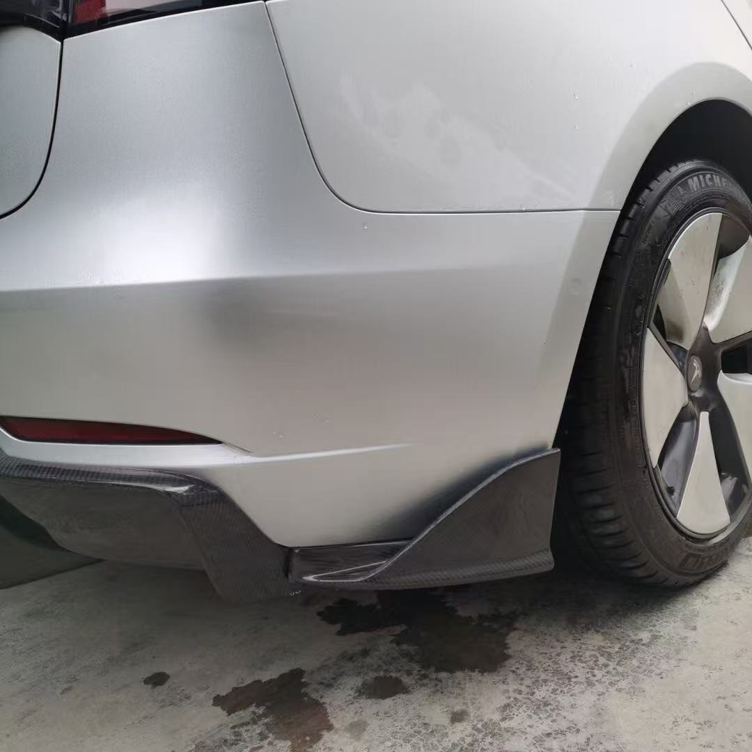 For Tesla Model 3 V Style Front Lip, Side Skirt and Rear Diffuser Body Kit