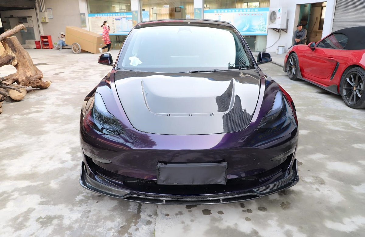 For Tesla Model 3 YG Style Front Lip, Side Skirt and Rear Diffuser Body Kit