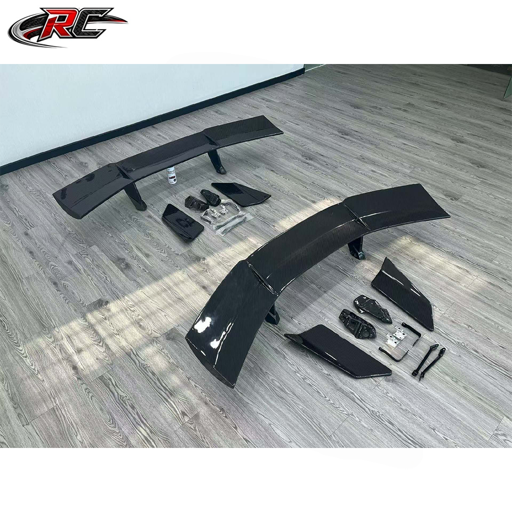 For Chevrolet Corvette C8 Z06 ZR1 Style Dry Carbon Fiber Rear Wing Spoiler