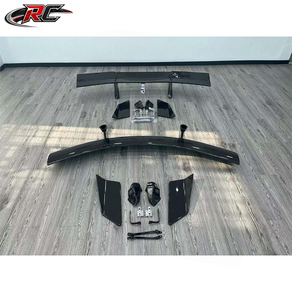For Chevrolet Corvette C8 Z06 ZR1 Style Dry Carbon Fiber Rear Wing Spoiler